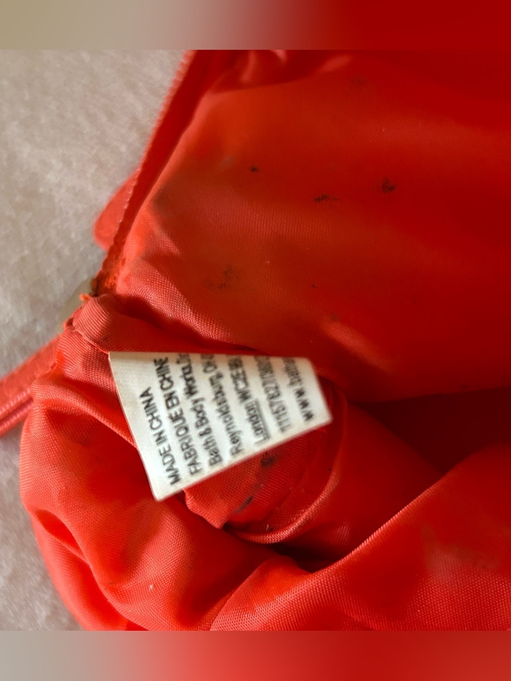 Bath & Body Works Orange Fox Bag Pencil Case Makeup Bag Accessories - Picture 6 of 9
